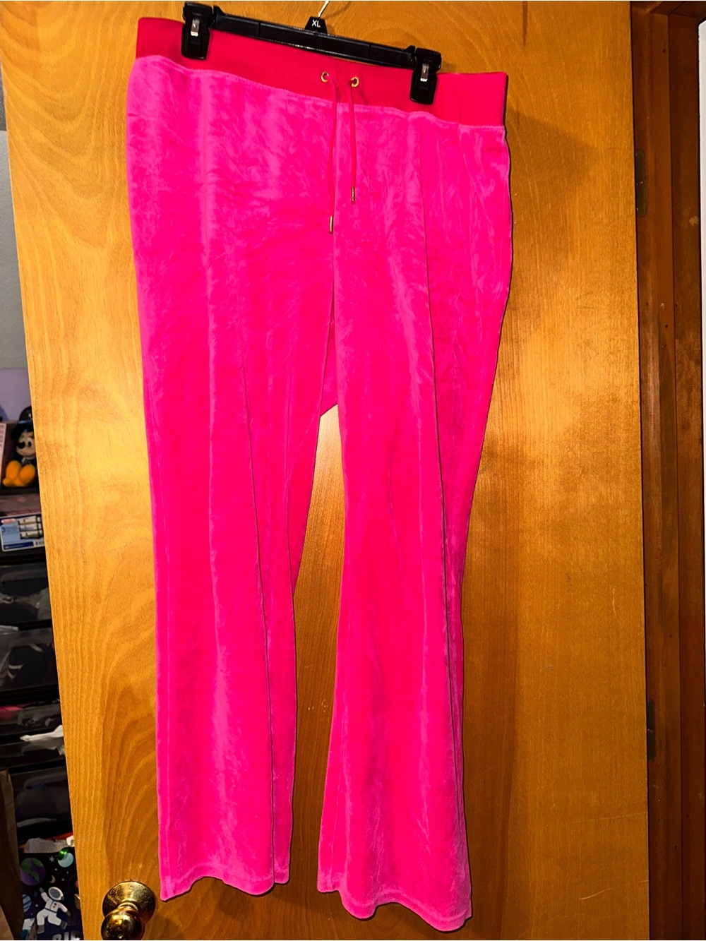 Juicy Couture Velour Hot Pink Track Pants